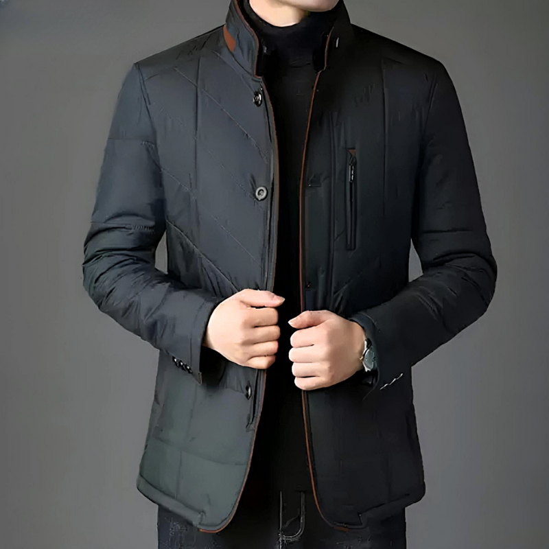 Men’s Winter Jacket | Tailored Quilted Style