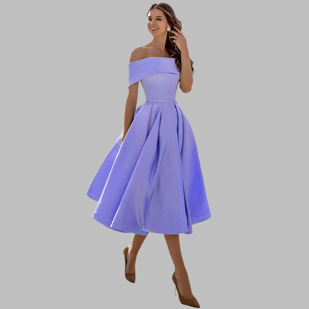 Women’s Off-the-Shoulder Prom Dress | Vintage