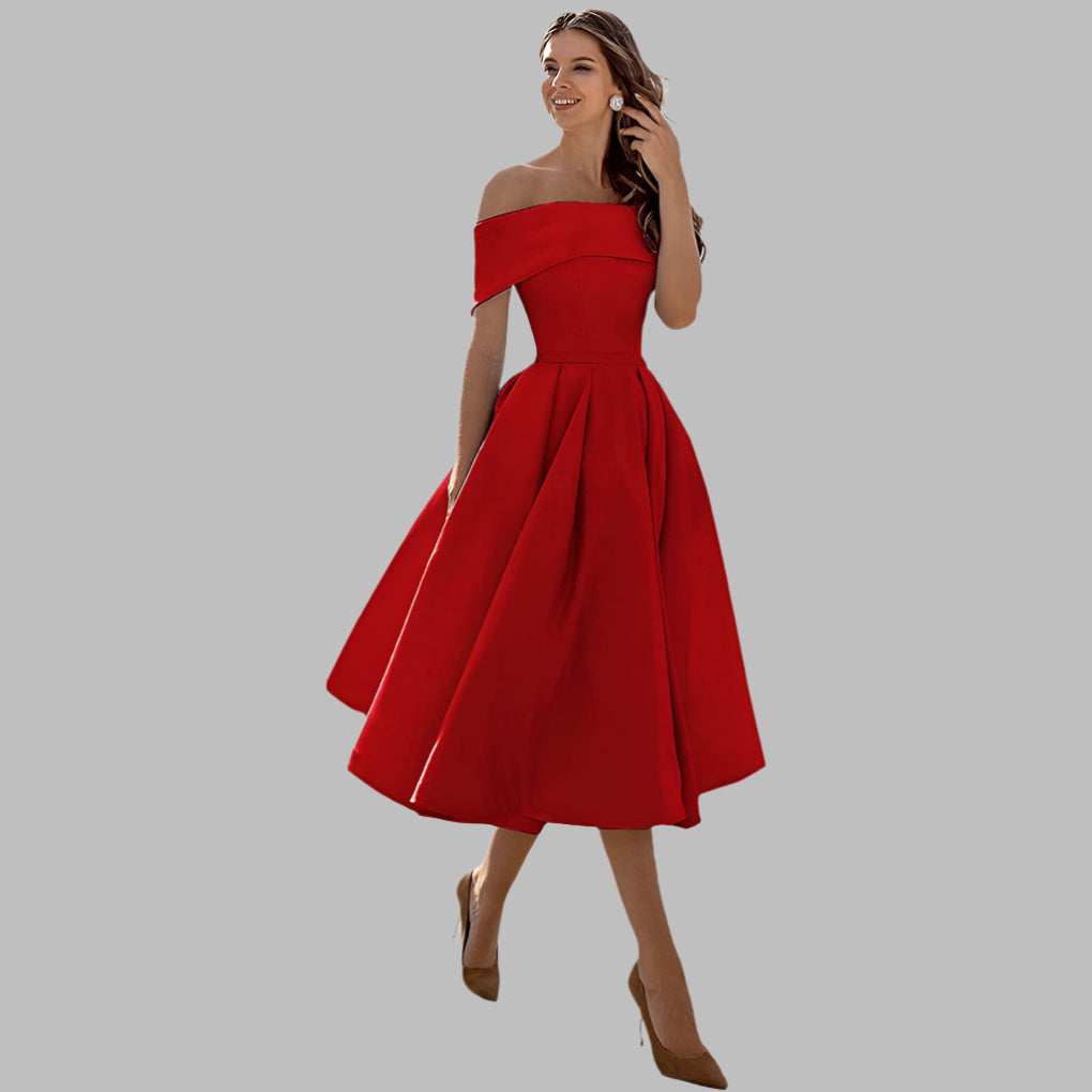 Women’s Off-the-Shoulder Prom Dress | Vintage