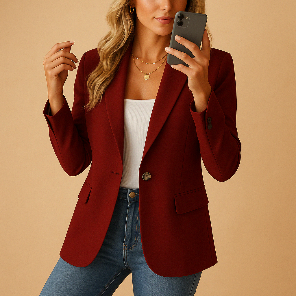 Women’s Tailored Fitted Blazer | Versatile Stretch Style