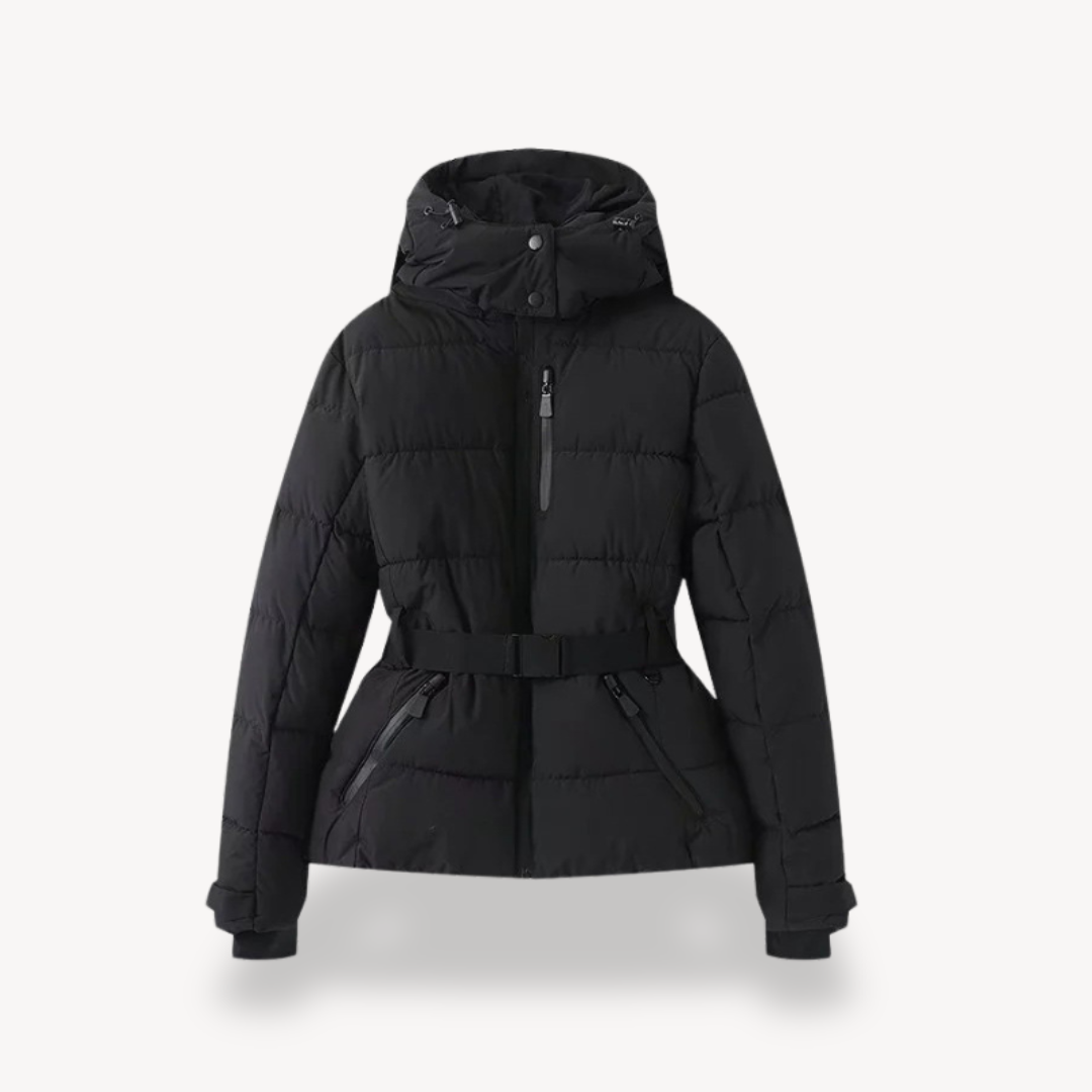 Women’s Stylish Down Puffer Jacket | Belted