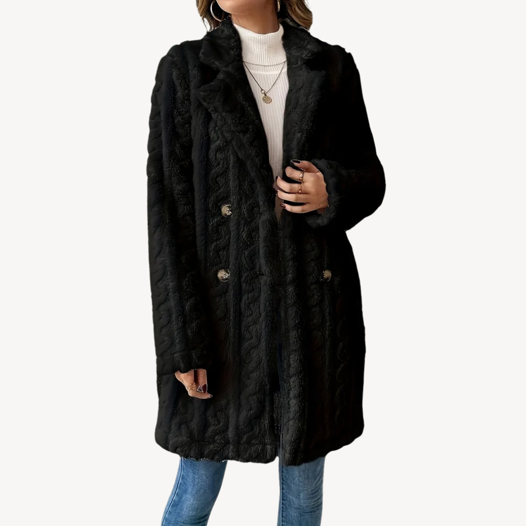 Women’s Stylish Winter Fur Coat | Chic