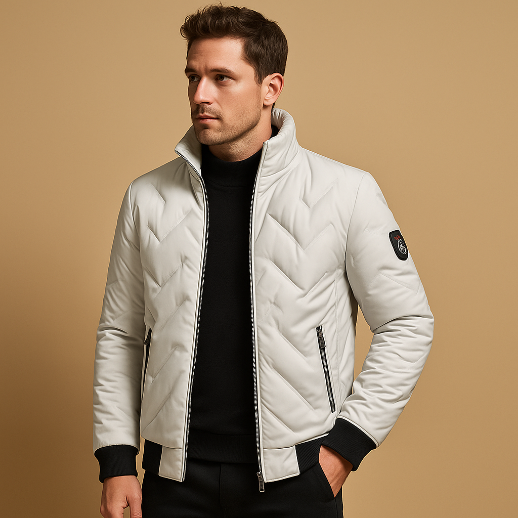 Men’s Stylish Padded Puffer Jacket | Classic Winter Coat