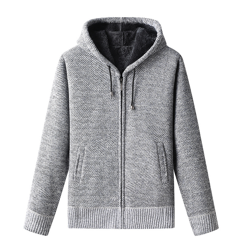 Men’s Stylish Knitted Zip-Up Hoodie | Urban Look