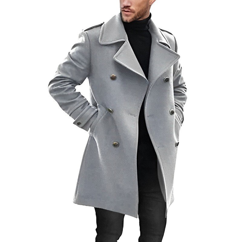 Men’s Stylish Winter Coat | Mid-Length